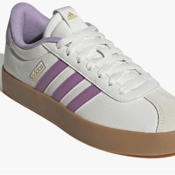 adidas Shoes - Adidas VL Court 3.0 Lilac and White Sneakers | NWT | Sz 9
